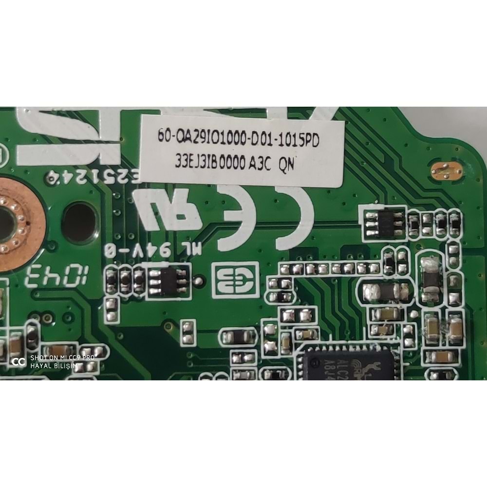 + 2.EL - Orjinal Asus 1015P 1015PE 1015PEM Tetik & Usb &Ses & Ethernet Kart - 60-OA29IO1000-D01