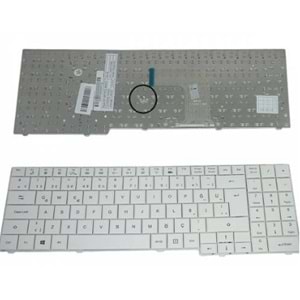 HYLCSP107KLV - Casper Beyaz CMA CME MB50 MB51 MB55 Türkçe Notebook Klavye