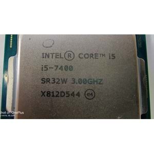 2.EL - Intel Core i5-7400 3 GHz LGA1151 6 MB Cache 65 W İşlemci