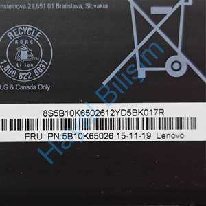 2.EL - Orjinal Lenovo Ideapad 100S-14IBR Notebook Batarya 7.6V 31.92Wh 4200mAh - NC140BW1-2S1P