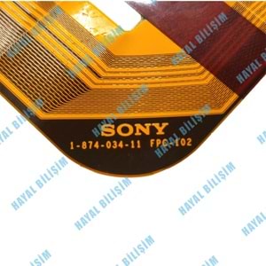2.EL - Orjinal Sony Vaio VGN TZ VGN-TZ PCG-4L2M Notebook Hdd Flex Kablo - 1-874-034-11