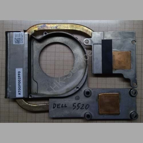 2.EL - Orjinal Dell Inspıron 5520 7520 Bakır Soğutucu - AT0OF002FF0