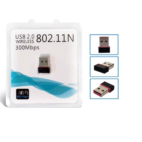 HYL -OEM WİFİ MİNİ 300 MBS USB DONGLE DUNGLE Usb-Wifi Nano Alıcı 802.11n