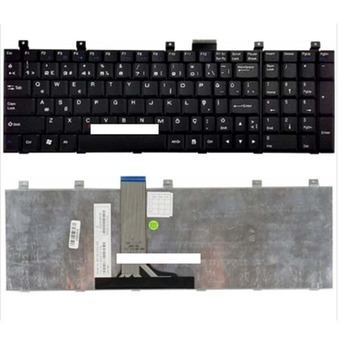 HYLMSI101KLV- MSI VR603 VR602 VR601 VR600 MS-1761 Laptop Klavye Türkçe