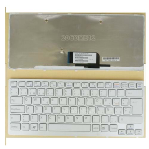 HYLSO104KLV - Sony Vaio Vgncw Vgn-Cw Klavye 9J.N0Q82.B0T Beyaz Çerçeveli Pcg-61111m Vgn-Cw - 55010291r-035-G Tr Notebook Klavye
