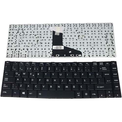 HYLTS119KLV- Toshiba Siyah C40-A C40D-A C40T-A C45-A C45T-A Türkçe Notebook Klavye