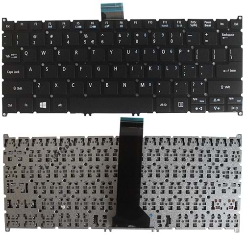 HYLACR119KLV - Acer Aspire Es1-111m Es1-311 Es1-331 Siyah Türkçe Notebook Klavye