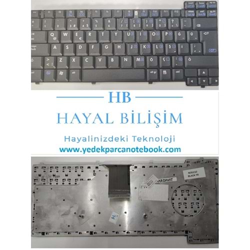 HYLHP139KLV - HP Compaq NC6110 NC6120 NC6320 NX6110 NX6315 NX6320 Türkçe Notebook Klavye - 365485-141 MP-03123USD930A 6037B0012601