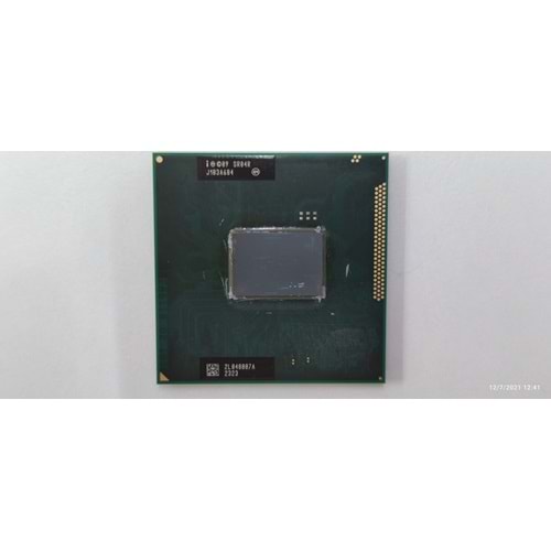 2.EL - Orjinal Intel® Core i3-2310M İşlemci 3M Önbellek 2.10 GHz Notebook İşlemci - SR04R