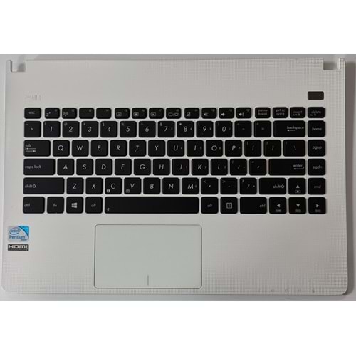 2.EL - Orjinal Asus F401 F401A F401U X401 X401A X401U Beyaz Notebook İngilizce Klavyeli Üst Kasa Palmrest Case - 13GN4O2AP020-1