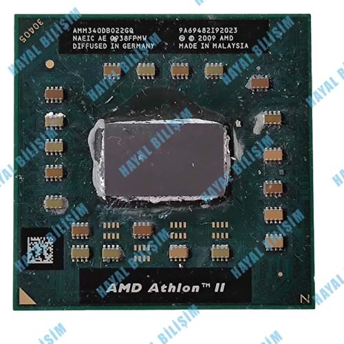 2.EL - Orjinal AMD Athlon II Dual-Core Mobile 2.20GHz Socket S1 Notebook İşlemci - AMM340DB022GQ