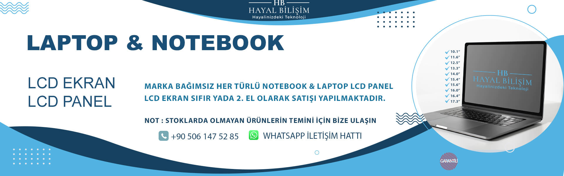 Hayal Bilişim Laptop Notebook LCD Panel