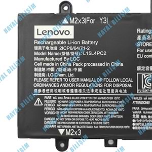 2.EL - Orjinal Lenovo ideapad Yoga 710-14ISK 80TY 710-14IKB 80V4 Yoga 710-15ISK 80U0 Yoga 710-15IKB 80V5 Notebook Batarya - L15L4PC2