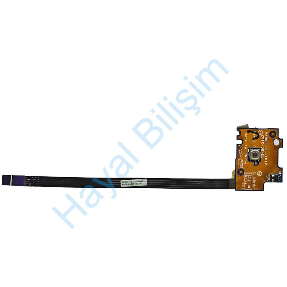 2. EL - Orjinal Dell Inspiron 15R 3521 15R 3537 15R 5521 15R 3737 15R 5537 Notebook Açma Kapama Power Tetik Kartı