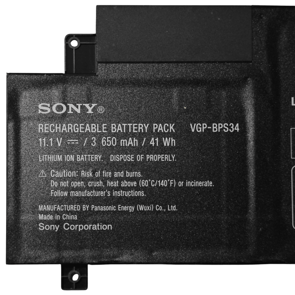 2.EL - Orijinal Sony Vaio Fit SVF14A Fit SVF15A 11.1V 3650mAh Notebook Batarya