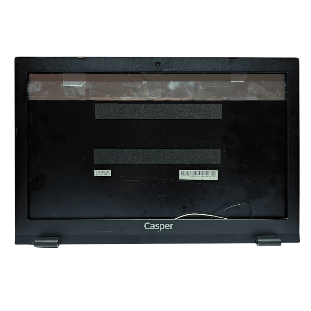 2.EL - Orjinal Casper F15 F15K F600 F650 F700 F750 F800 F850 Notebook Ekran Arka Kapak Lcd Cover Ön Çerçeve Lcd Bezel