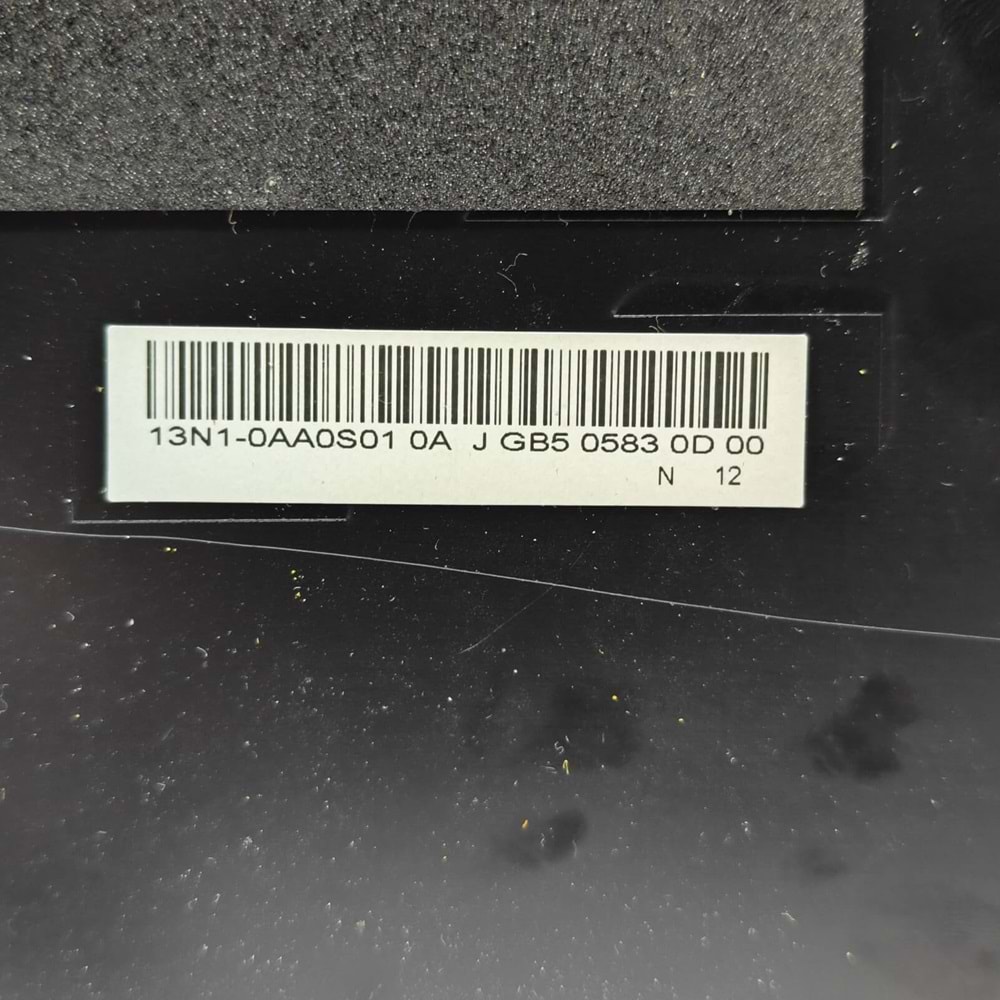 2.EL - Orjinal Casper F15 F15K F600 F650 F700 F750 F800 F850 Notebook Ekran Arka Kapak Lcd Cover Ön Çerçeve Lcd Bezel