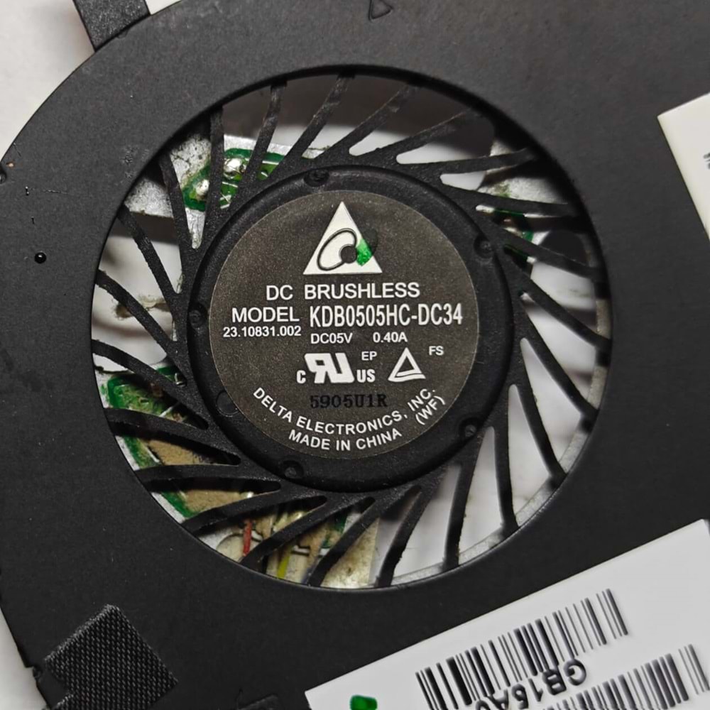 2.EL - Orjinal Hp Elitebook Folio 1040 G1 10140 G2 Notebook Bakır Soğutucu Cpu Fan