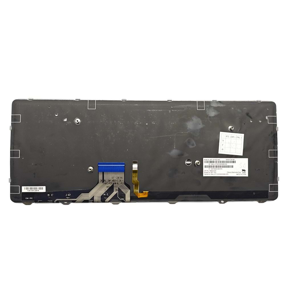 2.EL - Orjinal Hp Elitebook Folio 1040 G1 10140 G2 Notebook Almanca Büyük Enter Işıklı Klavye
