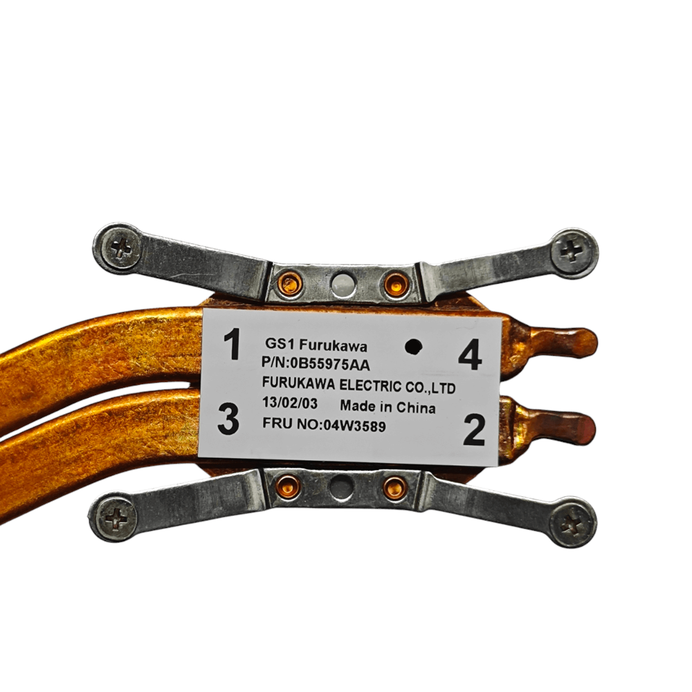 2.EL - Orjinal Lenovo Thinkpad X1 Carbon Gen 1 TP00040A Notebook Bakır Soğutucu Cpu Fan