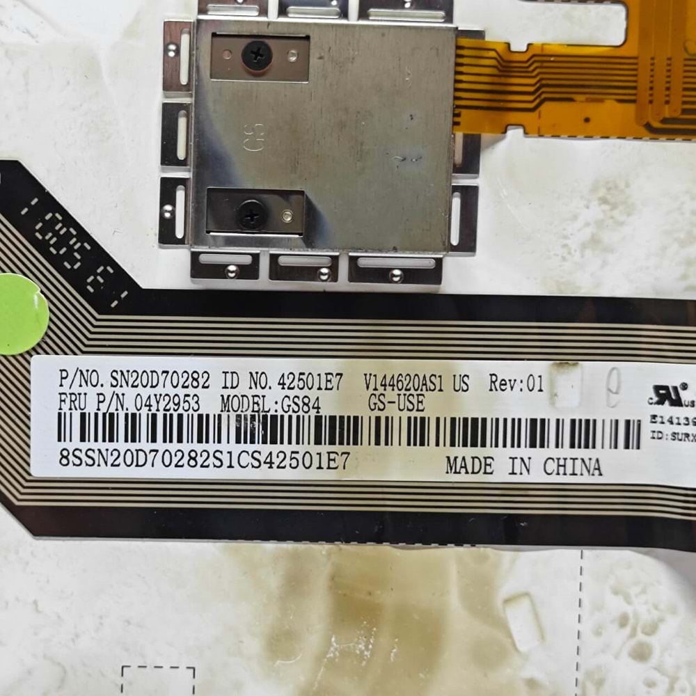 2.EL - Orjinal Lenovo Thinkpad X1 Carbon Gen 1 TP00040A Notebook Klavye Üst Kasa