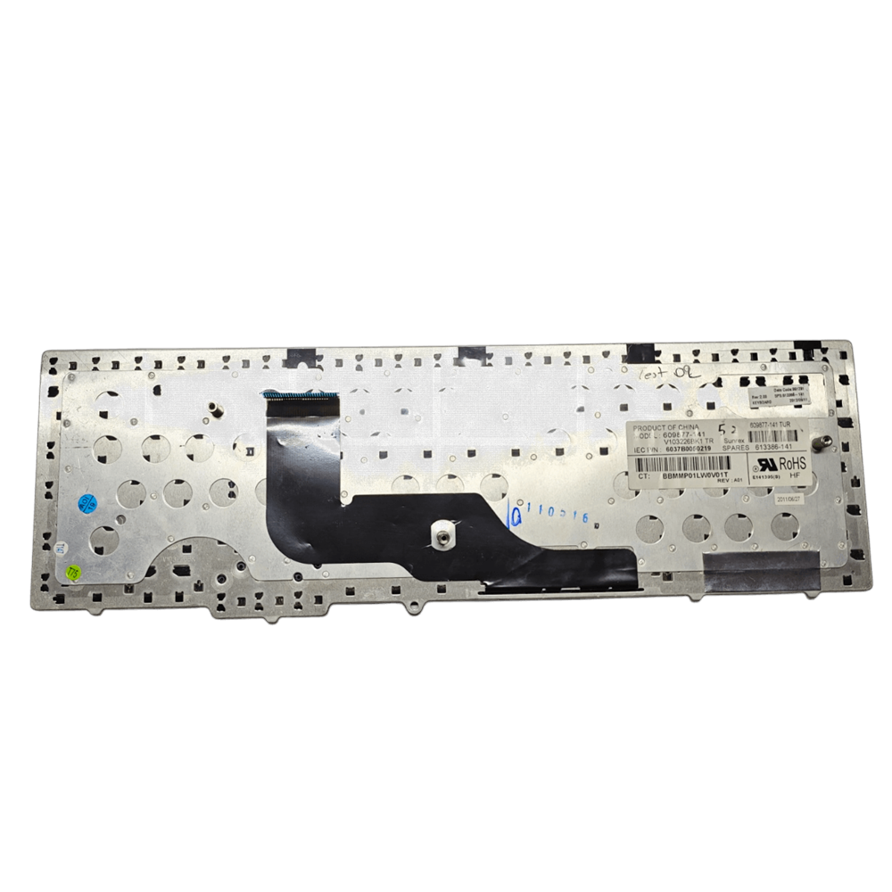 2.EL - Orjinal HP Compaq Probook 6540B 6545B 6550B 6555B Notebook TR Klavye