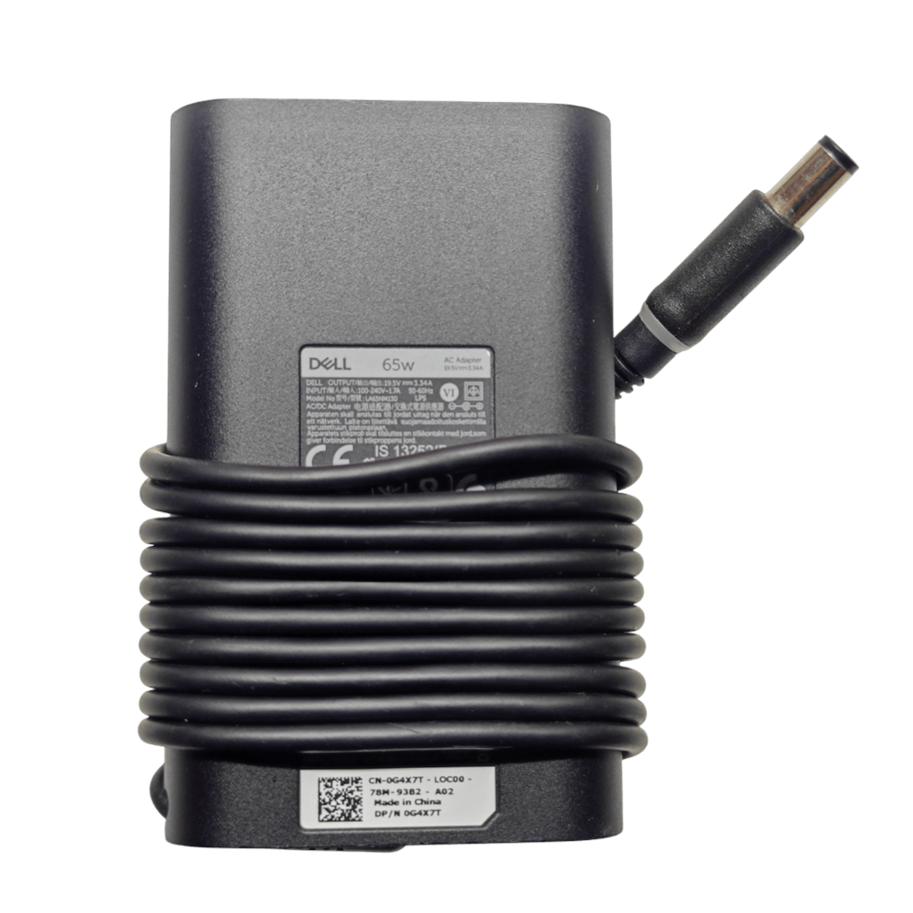 2.EL - Orjinal Dell İnspiron 19.5V 3.34A 7.4mm X 5.0mm CN-0G4X7T Notebook Adaptör