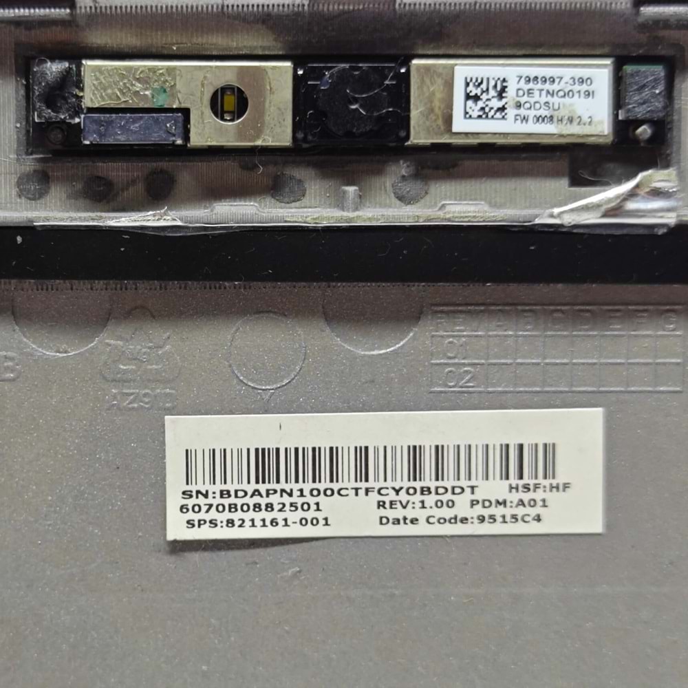 2.EL - Orjinal Hp Elitebook 840 G3 840 G4 Notebook Ekran Arka Kapak Lcd Cover