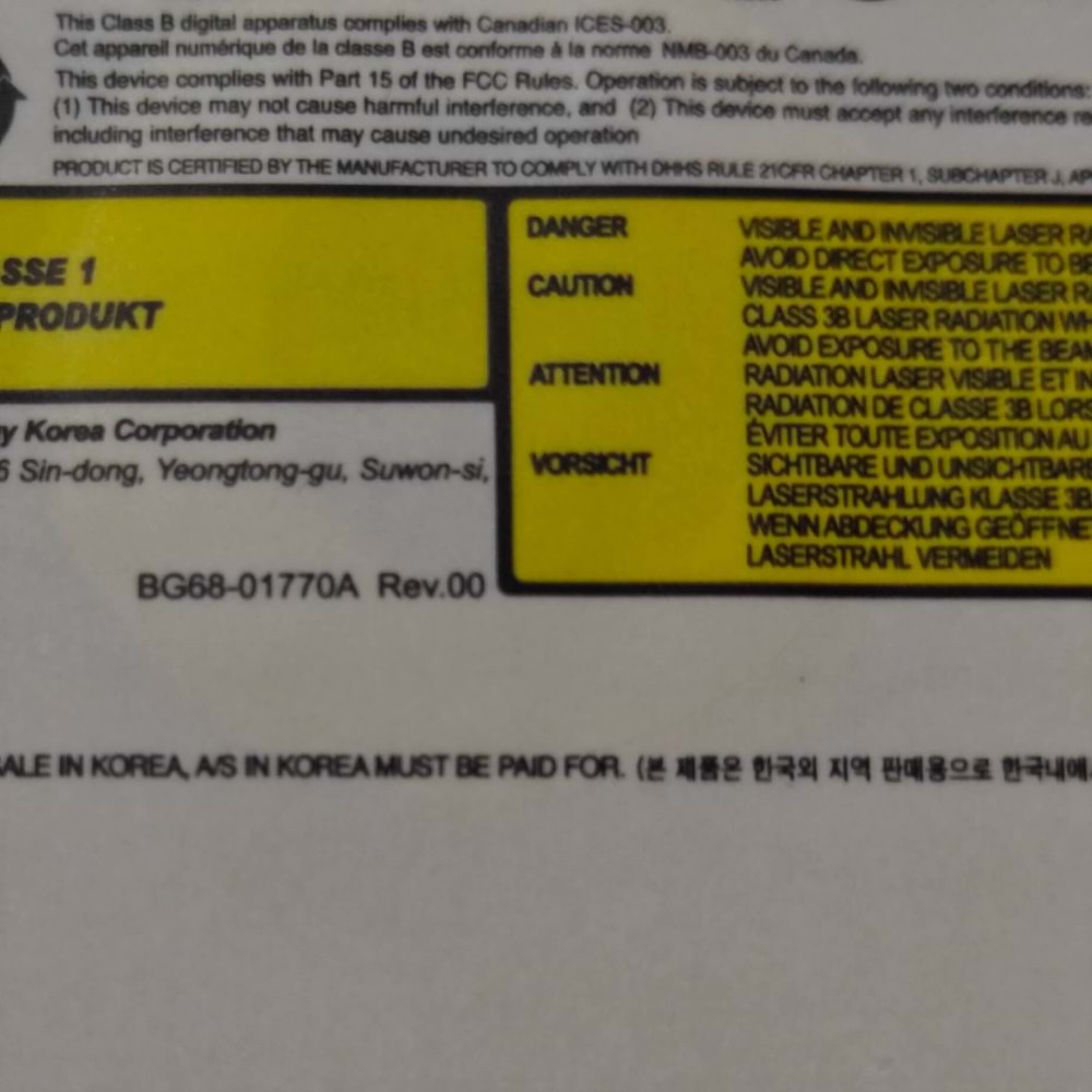 2.EL - Orjinal Casper Nirvana TWH Notebook Optik Ouyucu Dvd RW