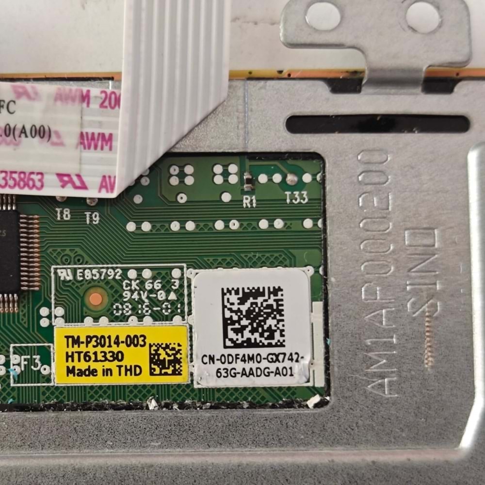 2.EL - Orjinal Dell Inspiron 15 5555 15 5558 15 5559 15 5755 15 5758 15 5759 15 5566 Notebook TouchPad Trackpad Mouse Kart