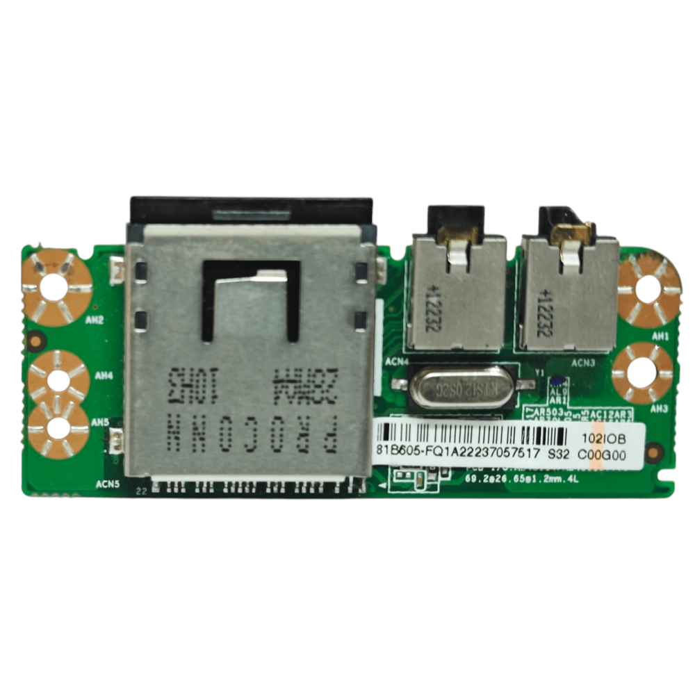 2.EL - Orjinal Casper Nirvana MB50IA1 MB50 MB50I MB50IAI MB50IAII 15BFQ1-050300 PCB I/O MB45II4/MB45II5.V.C Notebook Usb Card Reader Ses Kartı
