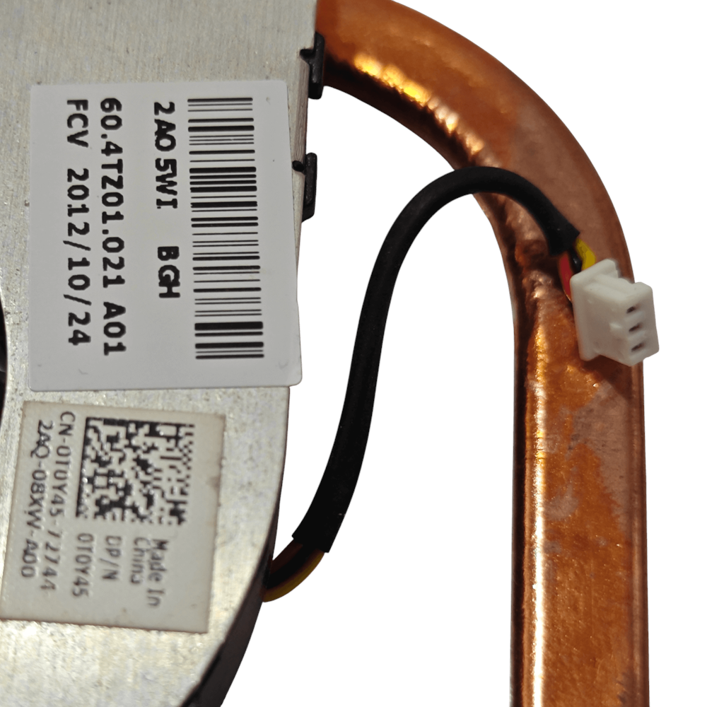 2.EL - Orjinal Dell N5040 N5050 2520 V2520 3520 1540 Notebook Bakır Soğutucu Cpu Fan