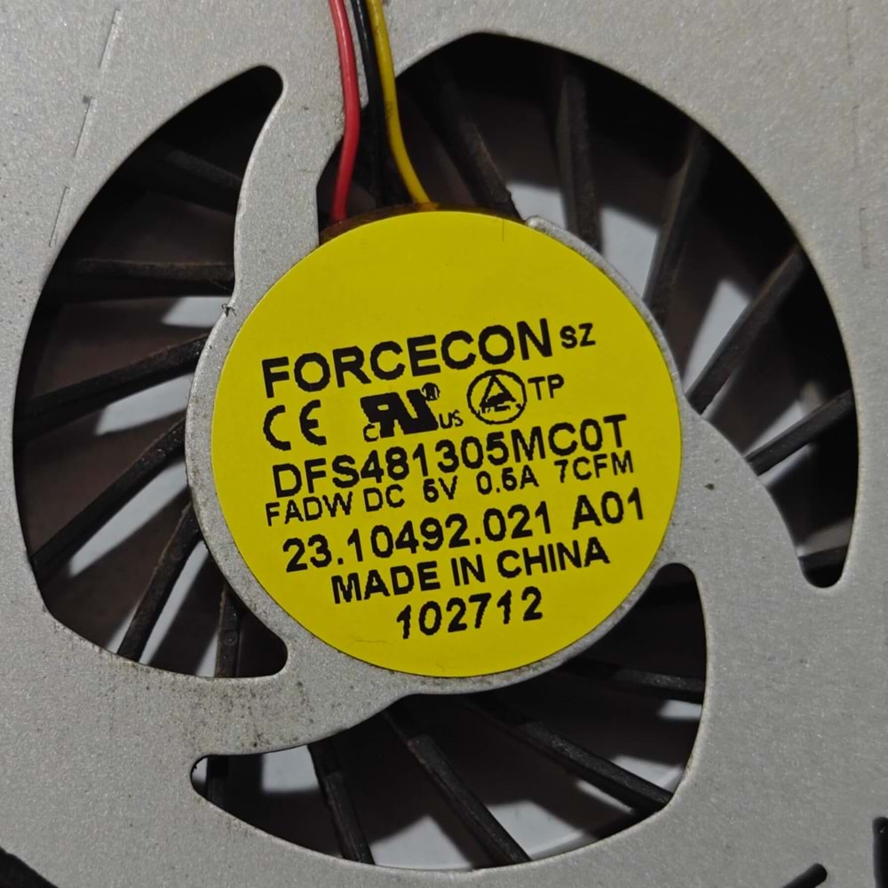 2.EL - Orjinal Dell N5040 N5050 2520 V2520 3520 1540 Notebook Bakır Soğutucu Cpu Fan
