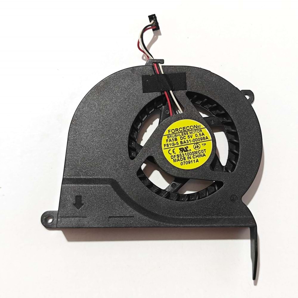 2.EL - Orjinal Samsung RV509 RV511 S3511 Notebook Cpu İşlemci Fan