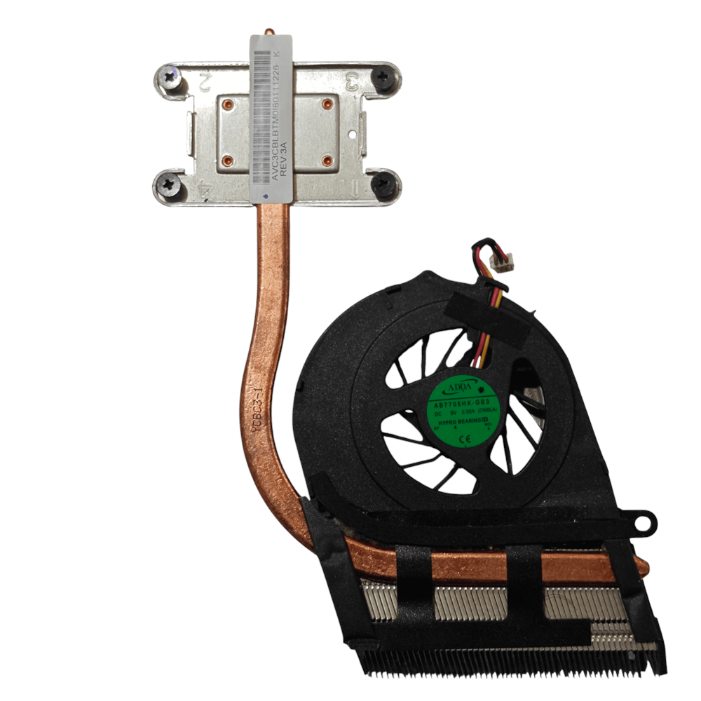 2.EL - Orjinal Toshiba Satellite L750 L750D L755 L755D Notebook Cpu İşlemci Fan Bakır Soğutucu