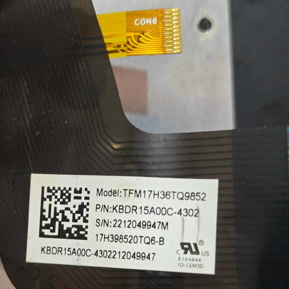 2.EL - Orjinal Monster Abra A5 V15.1 V15.2 V15.3 V15.4 V15.5 Notebook RGB Işıklı Klavyeli Üst Kasa