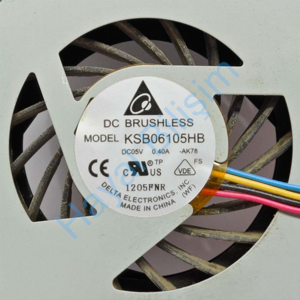 2.EL -Orjinal Casper Nirvana A15 A15FB A15A A15H A15HE A15HC A15X 4 PİN Notebook Cpu Fan