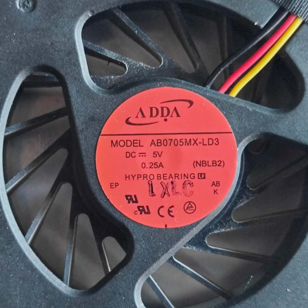 2.EL - Orjinal Exper Karizma NRL1E NBLB3 NBLB2 BLB3 Notebook Cpu Fan