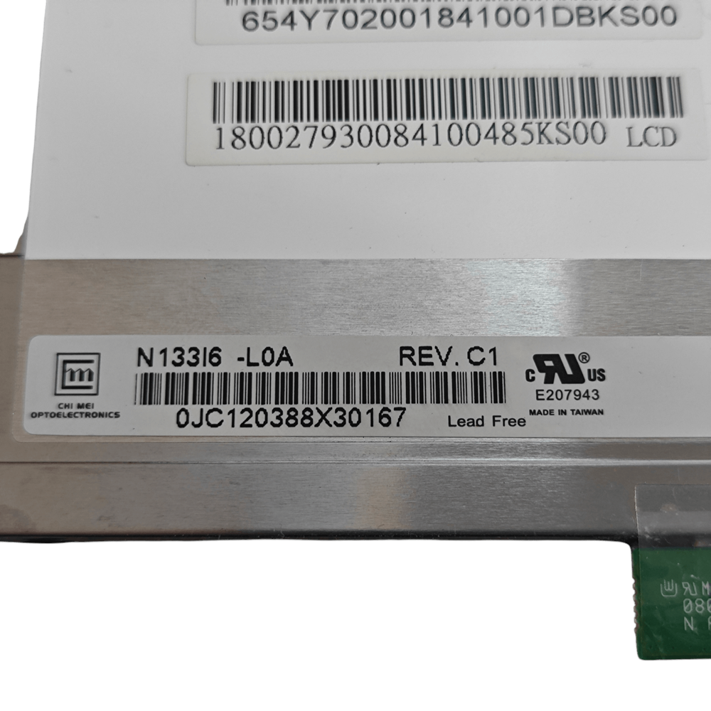 2.EL - Orjinal AUO Optronics B133EW05 V.0 13.3 inç 40 Pin Slim LED Paneli Ekran