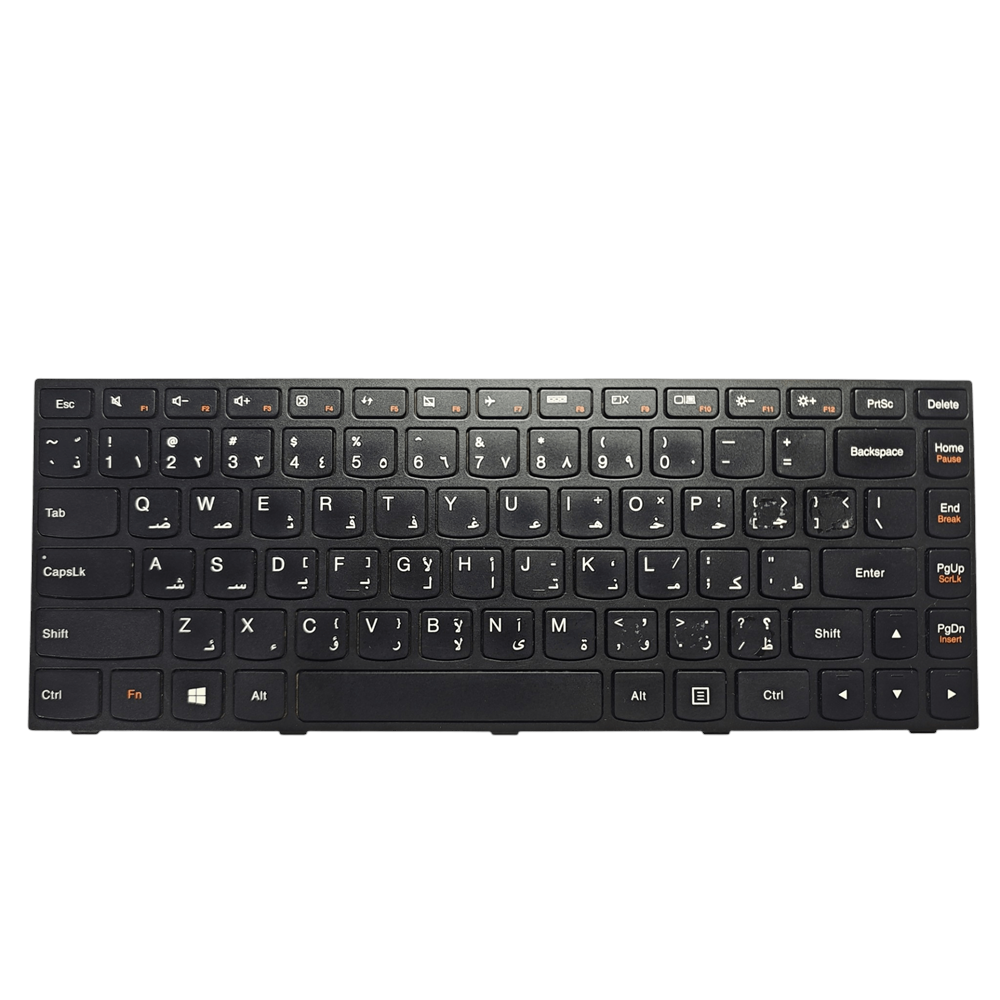 2.EL - Orjinal Lenovo İdeapad Arapça G40-70 G40-80 Z40-70 Z40-75 300-14IBR B40-70 B40-80 300-14ISK Notebook Notebook Klavyesi