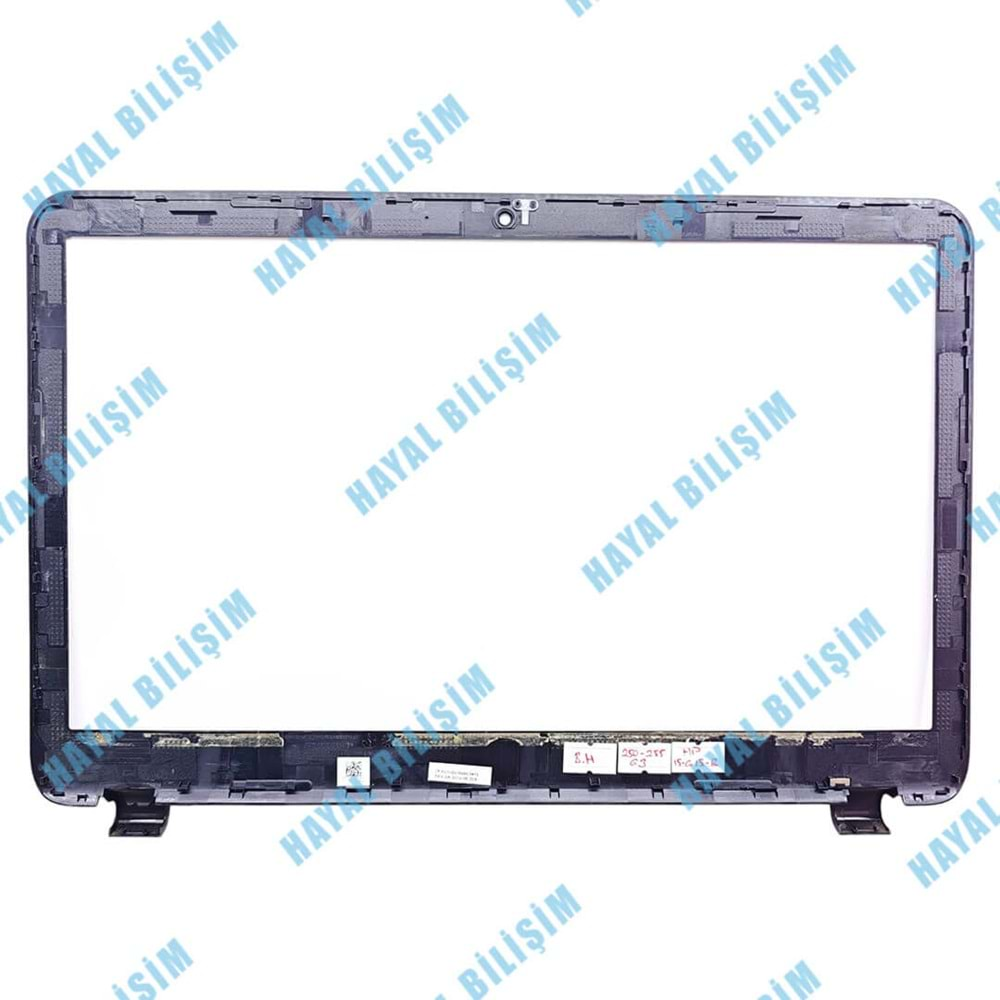 2.EL - Orjinal Hp 15-G 15-R 250 G3 255 G3 Notebook Ekran Ön Çerçeve Lcd Bezel - AP14D000200