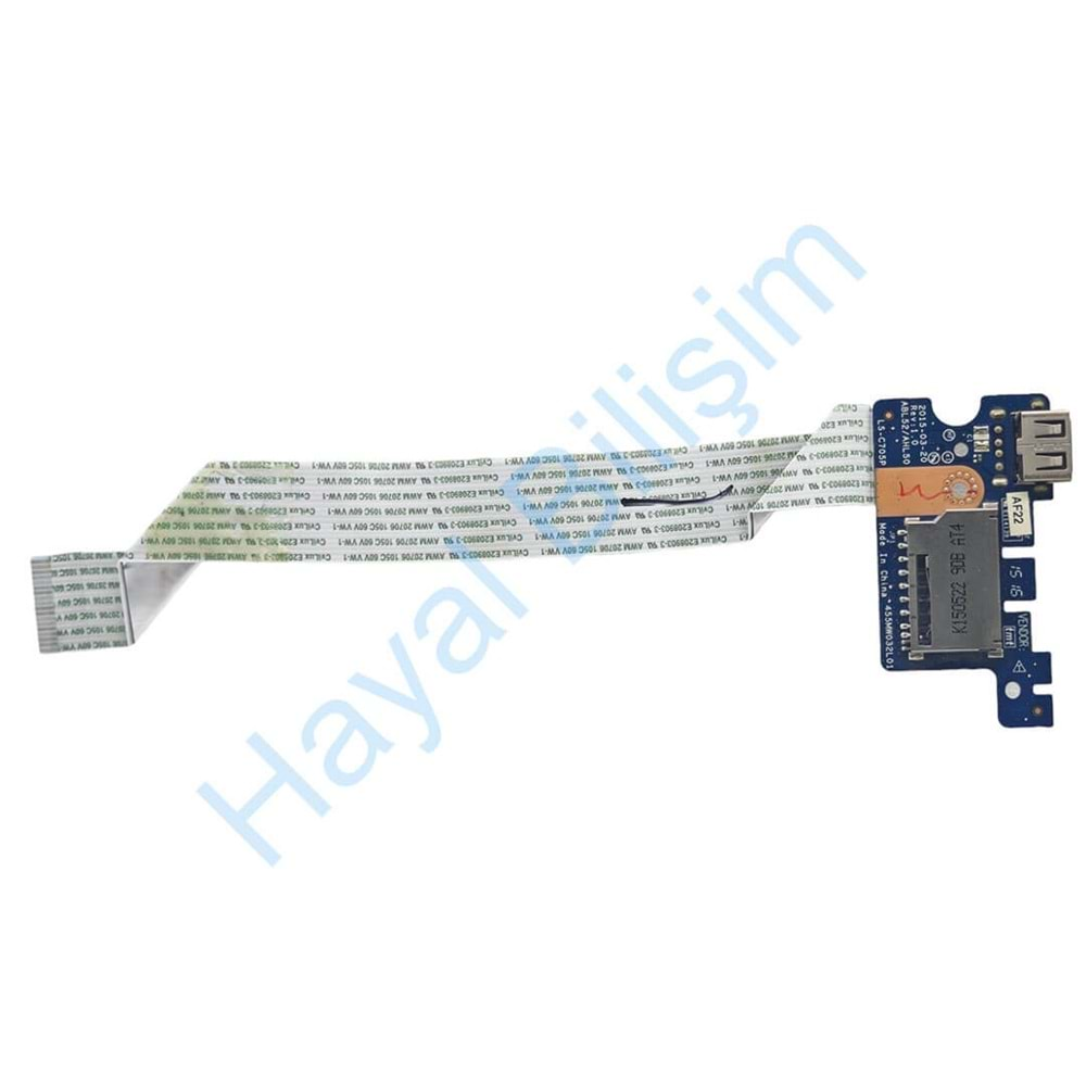 Orjinal Çıkma Hp Pavilion 15-AC 15-AF 15-AY 250 G4 255 G4 250 G5 255 G5 256 G5 Notebook Usb Kart & Kart Okuyucu