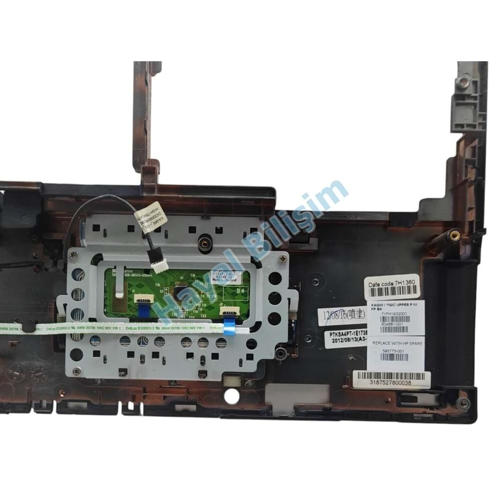 2.EL - Orjinal Hp Elitebook 8540P 8540W Notebook Üst Kasa