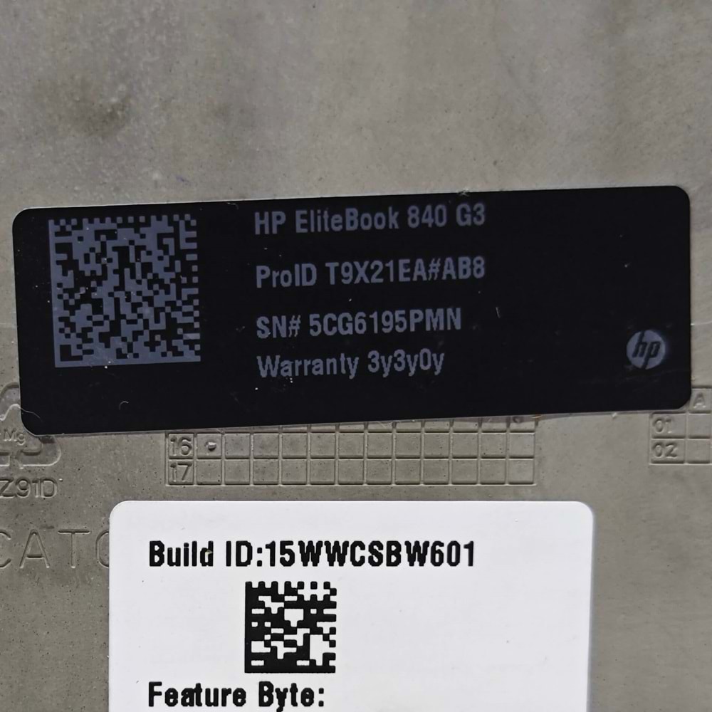 2.EL - Orjinal Hp Elitebook 840 G3 840 G4 Notebook Alt Kasa