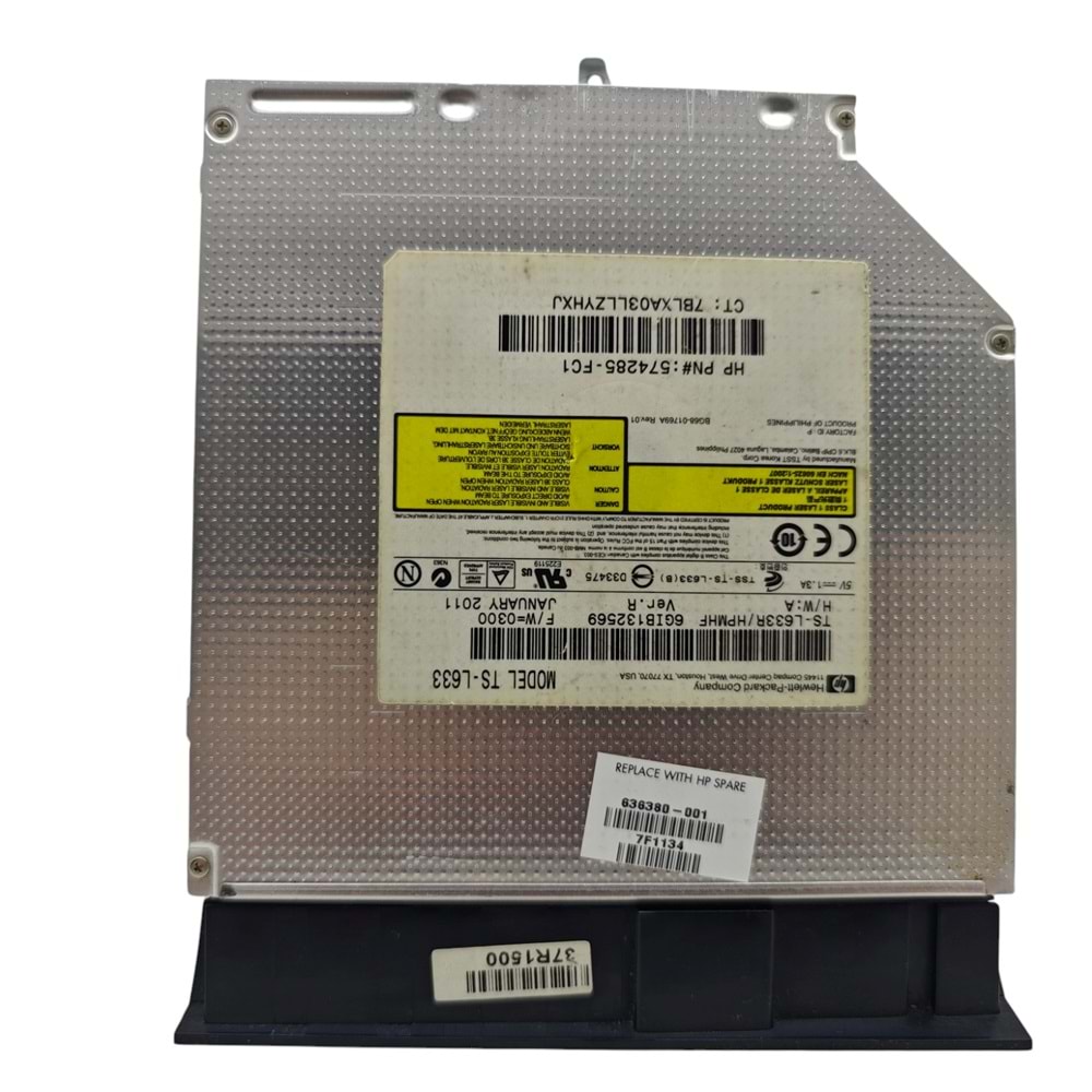 2.EL - Orjinal Hp Pavilion G6 G6-1000 Serisi Notebook Dvd Optik Sürücü Dvd RW