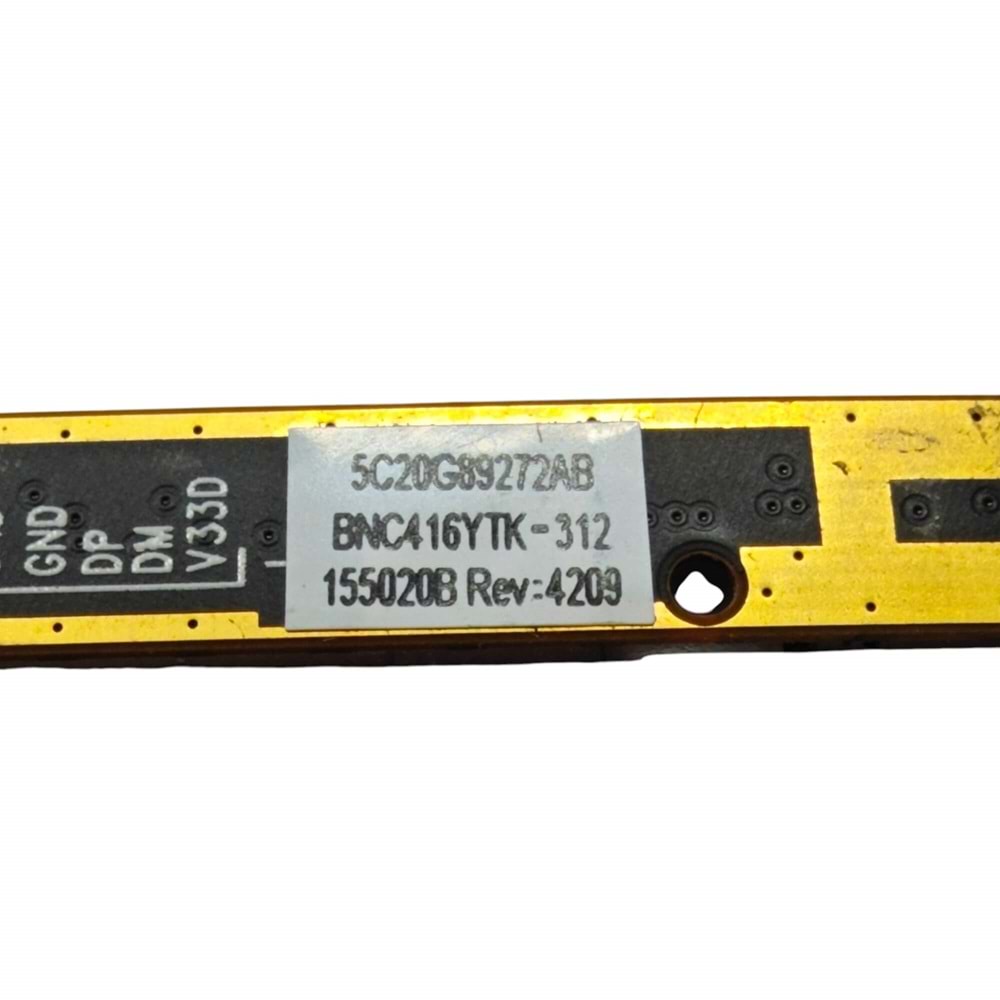 2.EL - Orjinal Lenovo Yoga 500-14ACL 500-15ISK Notebook Dahili Kamera Webcam