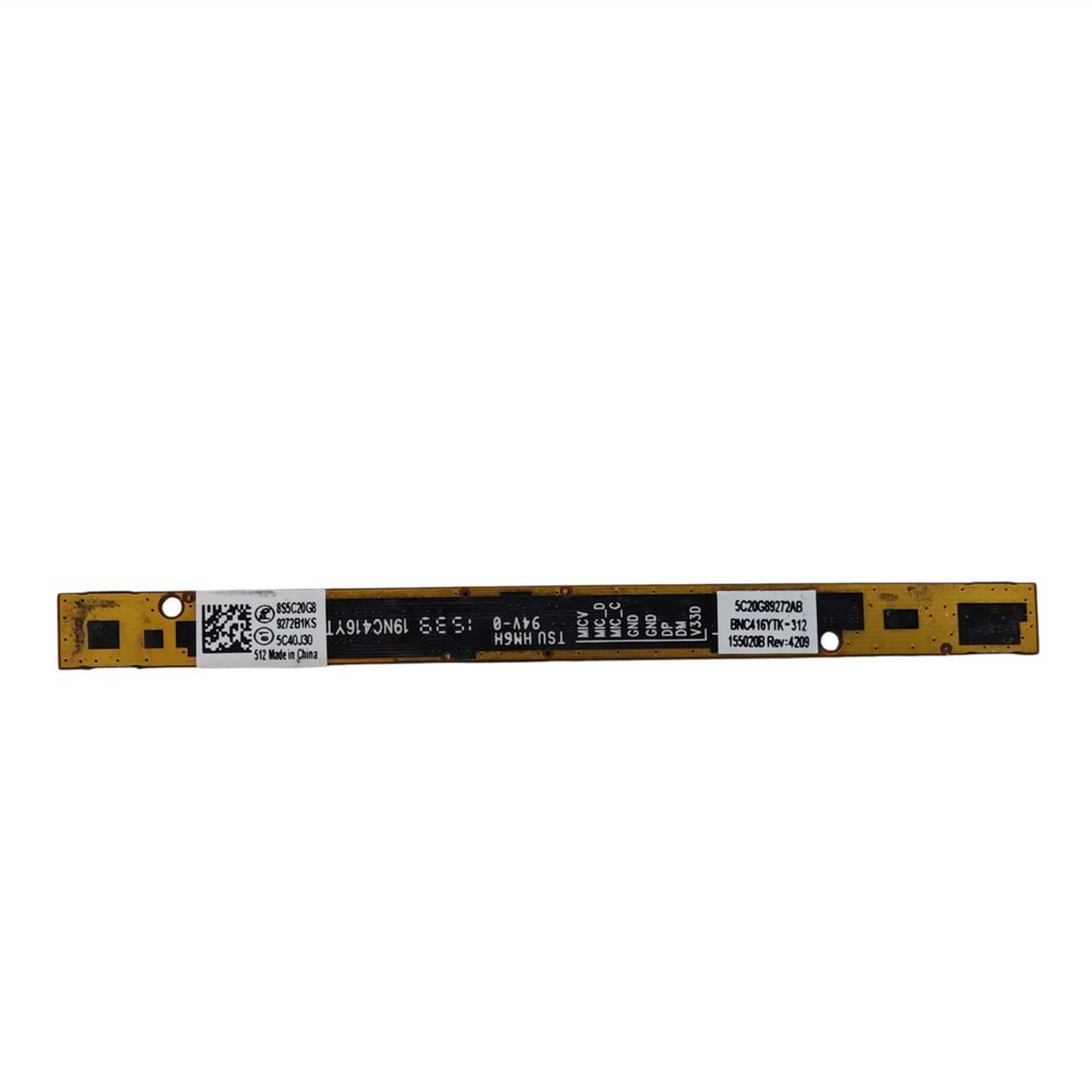 2.EL - Orjinal Lenovo Yoga 500-14ACL 500-15ISK Notebook Dahili Kamera Webcam