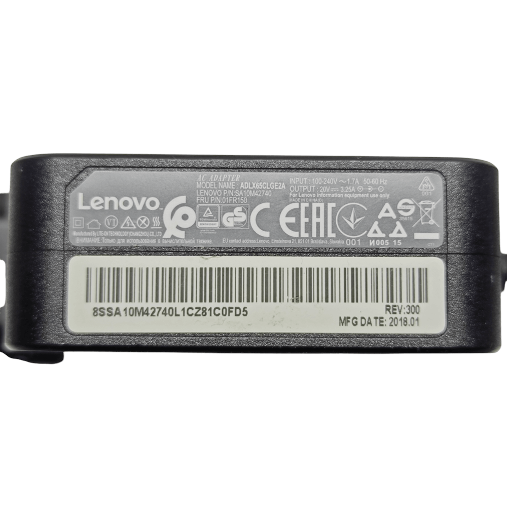 2.EL - Orjinal Lenovo İdeapad 20V 3.25A 65W 4.0mm X 1.7mm Duvar Tipi Notebook Adaptör