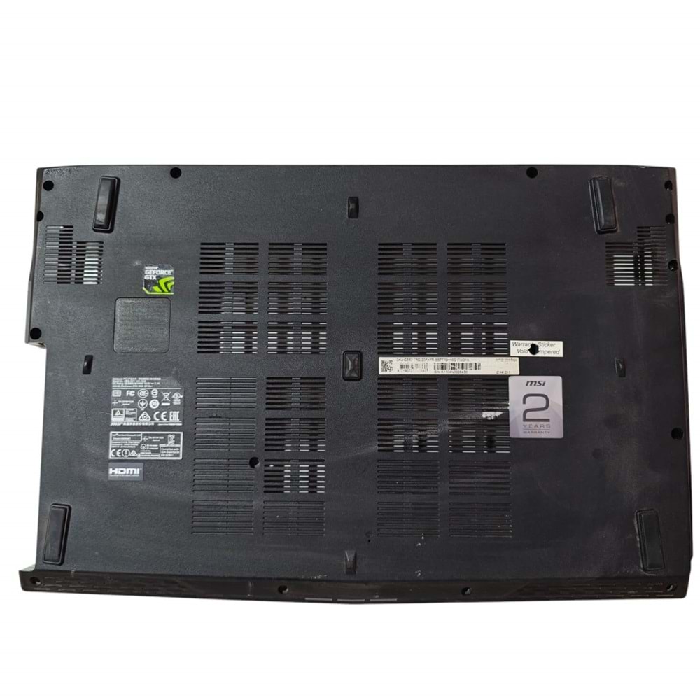 2.EL - Orjinal Msı GL62 6QC GL62M GP62 6QG MS-16J9 MS-16J5 Notebook Alt Kasa