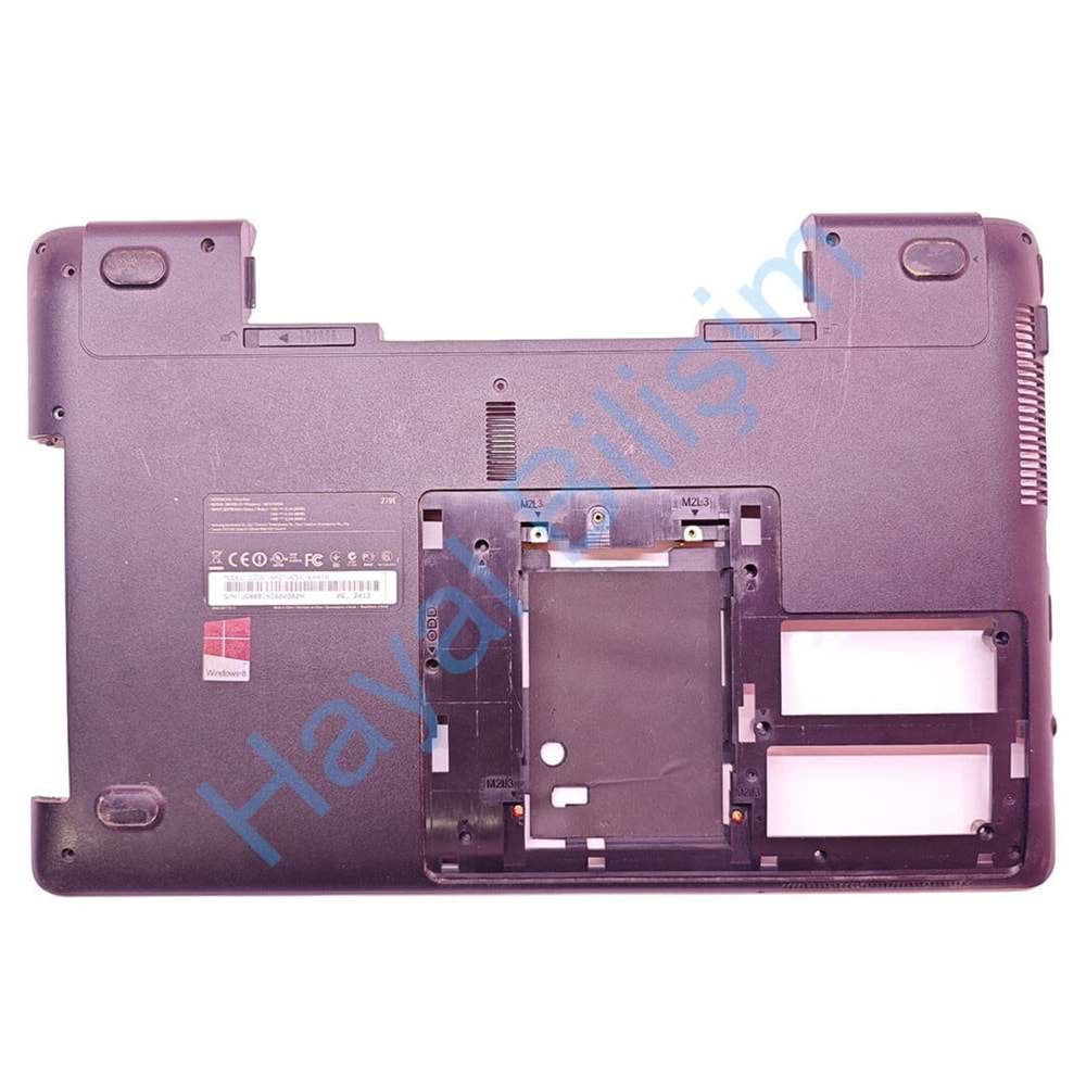 2.EL - Orjinal Samsung NP300E5E NP300E5V NP270E5E NP270E5V NP275E5E Notebook Alt Kasa - BA75-04420A